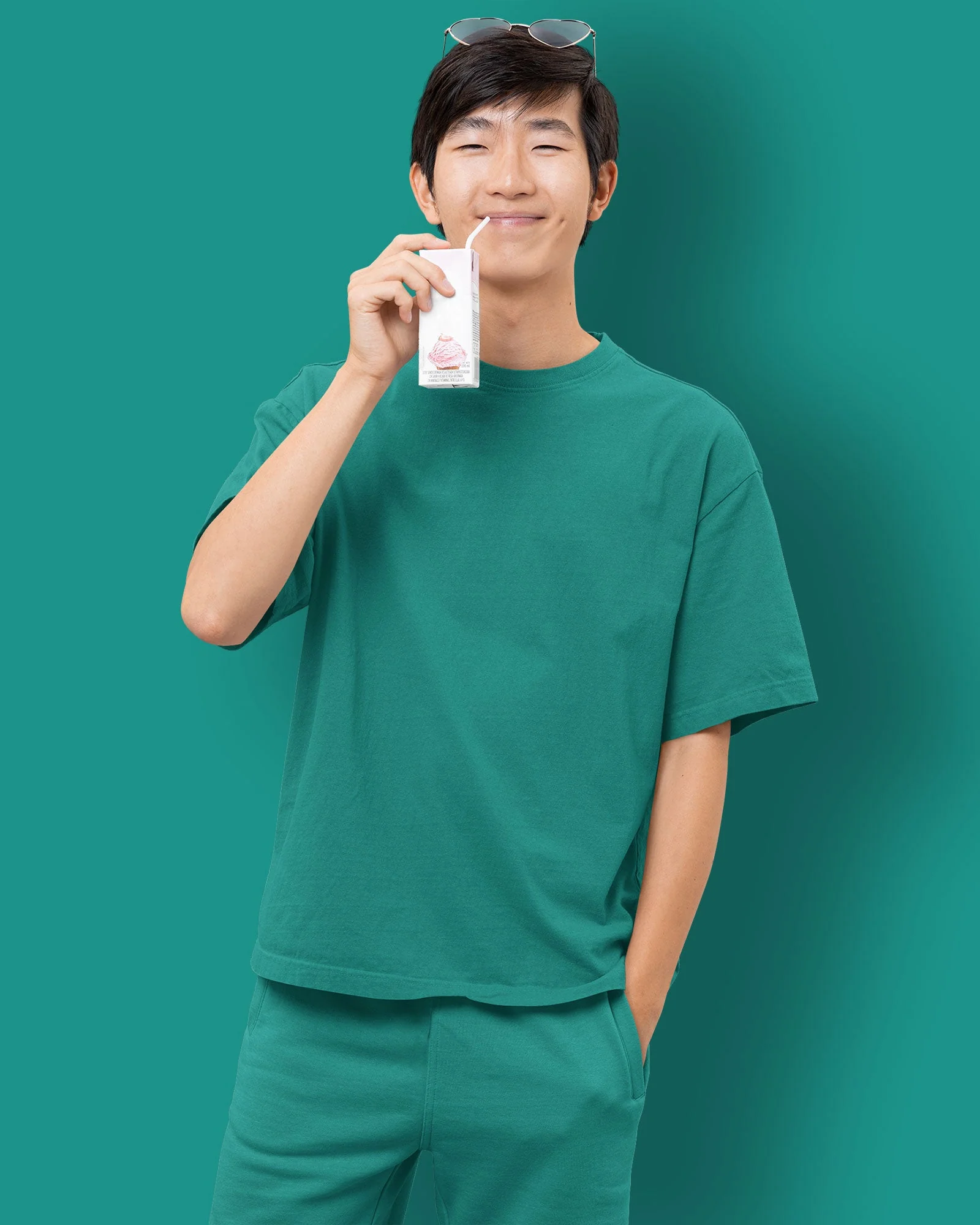 HW Crew Tee / Pine Green